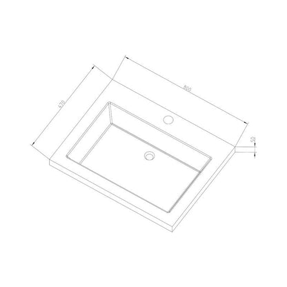 Wasblad Trend Stone 80