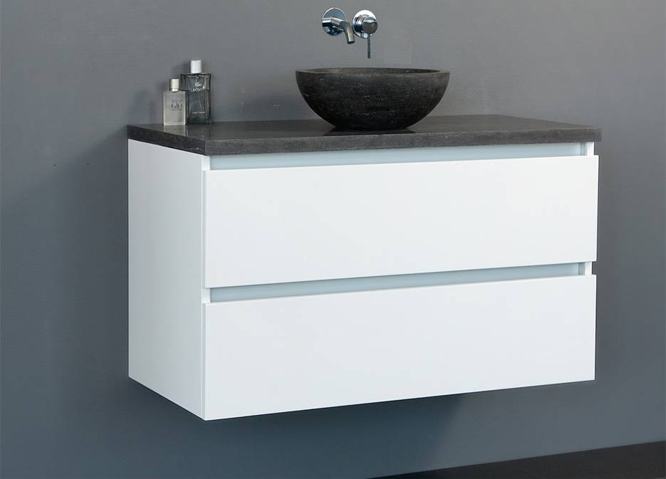 Badmeubel Trend Dynasty met ronde kom 80 Hoogglans Wit