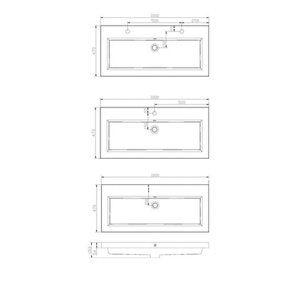 Badmeubel Wood Trend 100