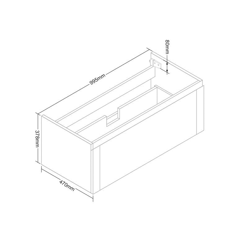 Badmeubel Vision Keramiek 100