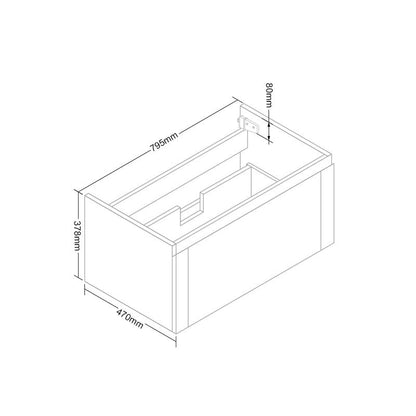 Badmeubel Vision Trend 80