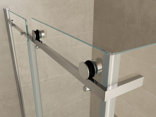 Douchecabine Wiesbaden Pared 140x90x200cm 1 schuifdeur 8mm helder glas met nano