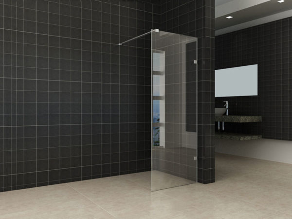 Wiesbaden profielloze inloopdouche 60x200 cm - 8mm NANO glas