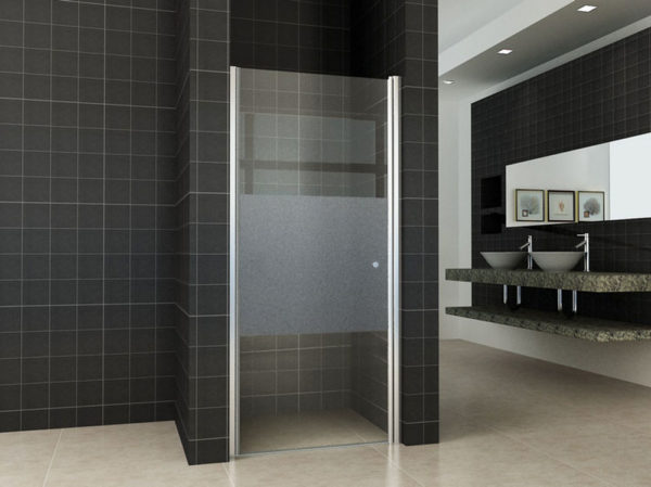 Wiesbaden nisdeur -L- met profiel 100x200 cm