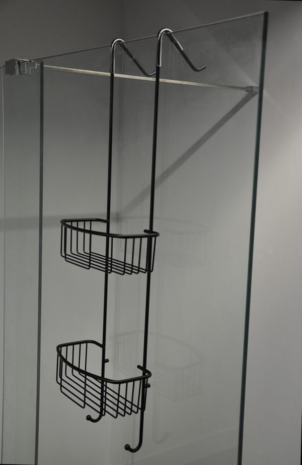Wiesbaden Domo mat-zwart ophangrek tbv glazen wand 80cm