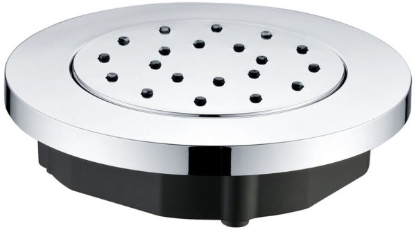 Wiesbaden inbouw verstelbare zijdouche rond 135mm ABS chr