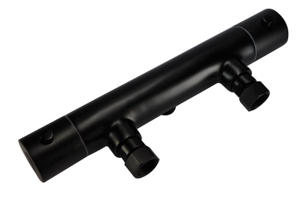 Wiesbaden Rio Therm. douchemengkraan 15cm mat zwart