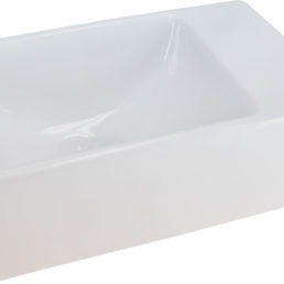 Wiesbaden Rhea XXS fontein 30.5x18x11 zonder kraangat wit