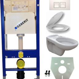 Wiesbaden Geberit UP 100 +Neptunus WC+ Nept.zitt.+ Delta 50 wit