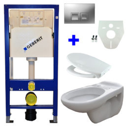 Wiesbaden Geberit UP 100 + Neptunus WC +Ultimo zitt + Delta 50 matchr