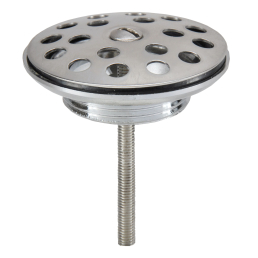 Wiesbaden Luxe messing plug 5/4'' chroom rooster