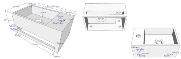 Wiesbaden Solid Surface fontein &amp
