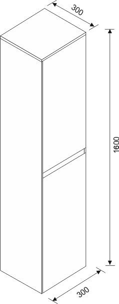 Wiesbaden Losse kast wit • Sanitairwinkel