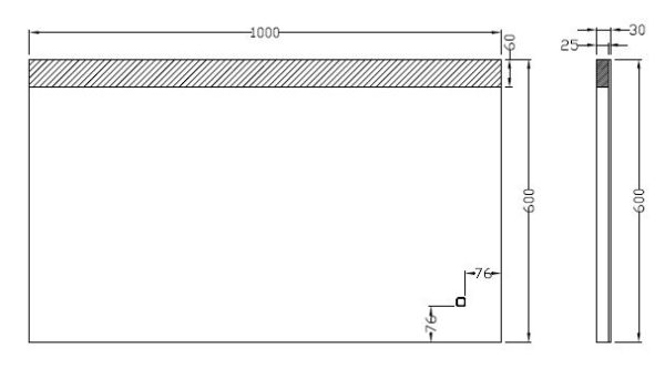 Wiesbaden Single dimbare LED condensvrije spiegel 100x60cm