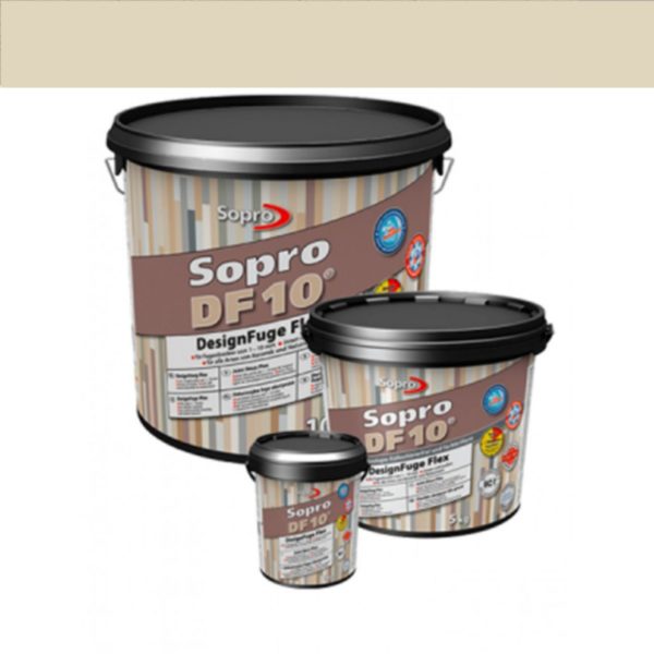 Voegmortel Sopro DF 10 Flexibel bahamabeige kleur 34 a 5kg