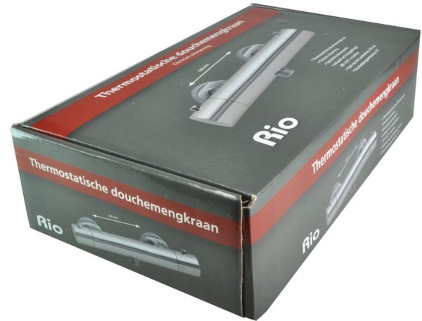 Wiesbaden Rio Therm.douchemengkraan 15cm chroom