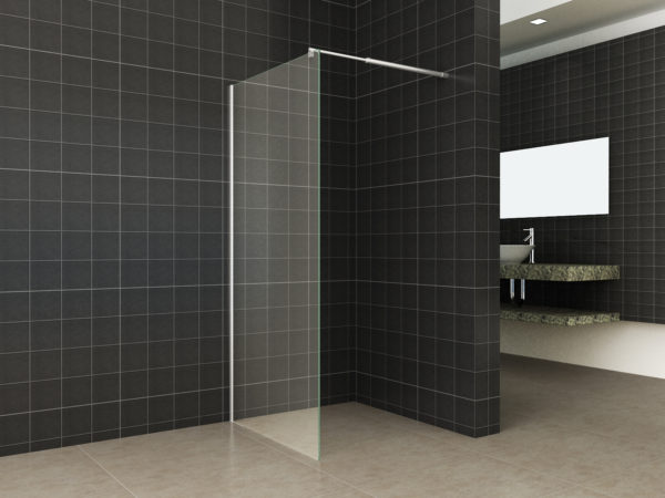 Wiesbaden Eco zijwand voor Eco nisdeur 800x1950 6mm