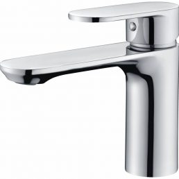 Wastafelmengkraan Edge Rond chroom