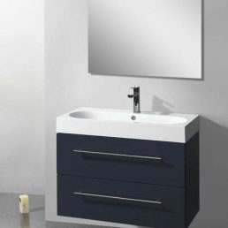 Badmeubel Compact Line 80 Hoogglans Antraciet Badmeubel Compact Line 80 Hoogglans Antraciet