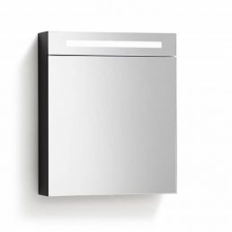 Spiegelkast 58 met LED verlichting Zwart Wenge