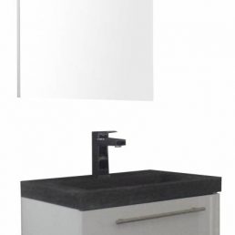 Badmeubel Compact Stone 60 Hoogglans Wit Badmeubel Compact Stone 60 Hoogglans Wit