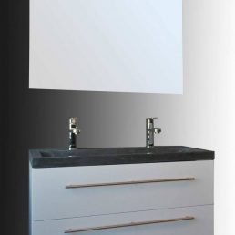 Badmeubel Compact Stone 100 Hoogglans Wit Badmeubel Compact Stone 100 Hoogglans Wit