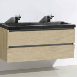 Badmeubel Trend Stone 120 Light Wood Badmeubel Trend Stone 120 Light Wood