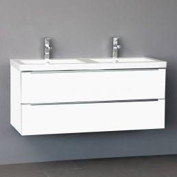 Badmeubel Senza Keramiek 120 Wit Badmeubel Senza Keramiek 120 Wit