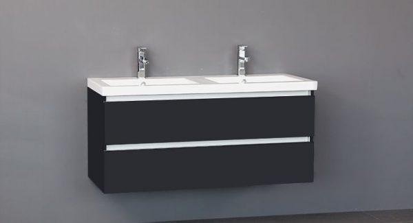 Badmeubel Trend Keramiek 120 Hoogglans Antraciet