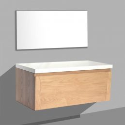 Badmeubel Vision Flat mineraal top 100 Badmeubel Vision Flat mineraal top 100