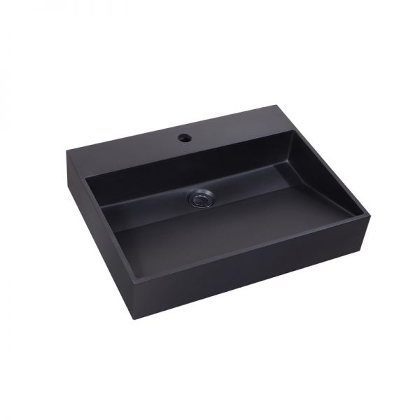 Wastafel Quartz Trend 60 cm zonder kraangaten