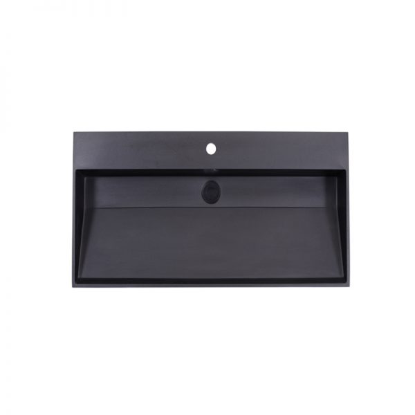 Wastafel Quartz Trend 80 cm zonder kraangat