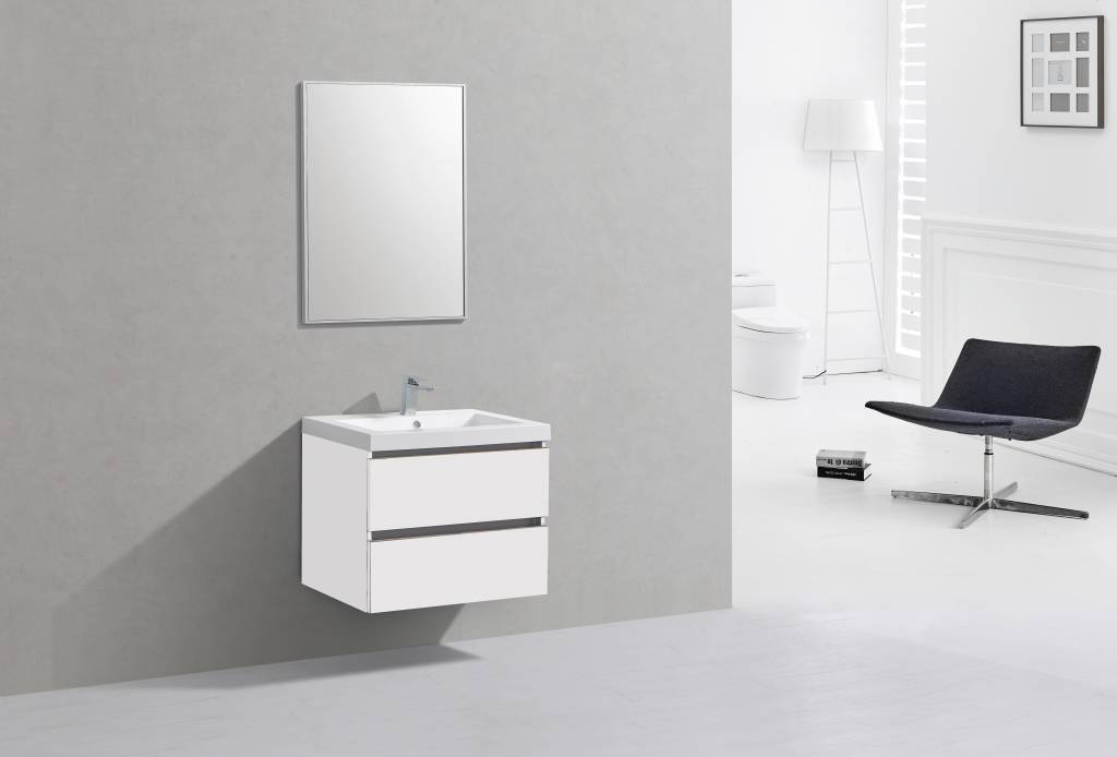 Badmeubel Trendline 60 Hoogglans Wit Badmeubel Trendline 60 Hoogglans Wit