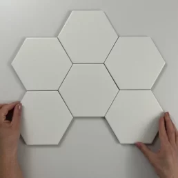Hexagon Timeless White mat 15x17 vloertegel / wandtegel