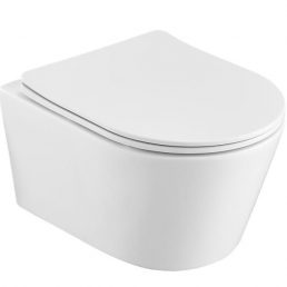 Wandcloset Easy Flush compact met SLIM FLATLINE SOFTCLOSE zitting