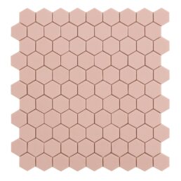 Mozaiek Tegels Hexagon pink 3,5x3,5cm