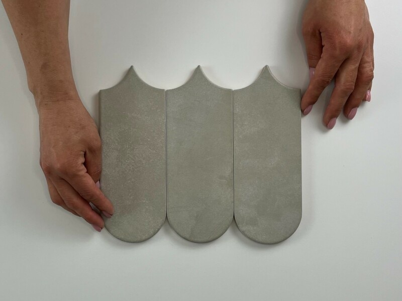 Wandtegel Alure Plomb visschub 8x21,5 Wandtegel Alure Plomb visschub 8x21,5