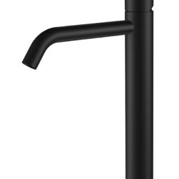 Style XL hoge wastafelmengkraan mat zwart