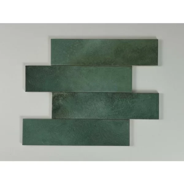 Wandtegel Moon Green glans 7,5x30